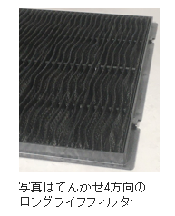 室内ユニット　標準装備フィルター ロングライフフィルター