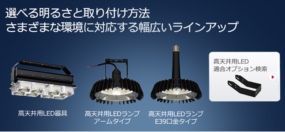 高天井 LED 日立 高天井用LEDランプ アームタイプ 特殊環境対応 防湿