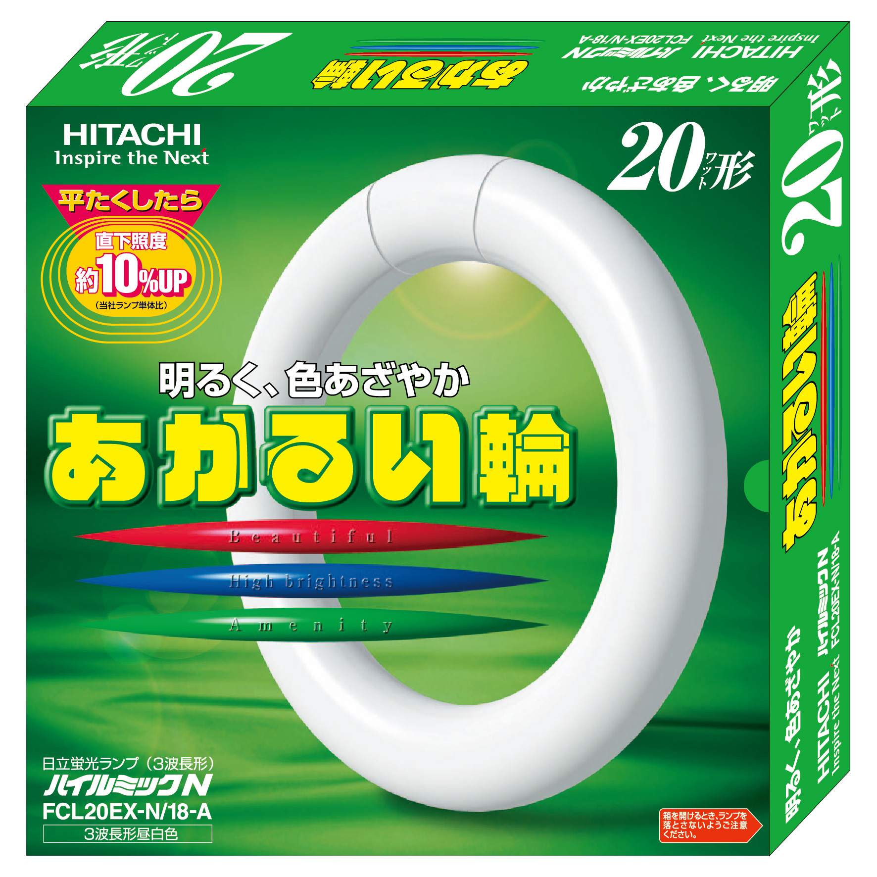 ホタルクス(旧NEC) FCL20EX-L/18-X 環形 蛍光灯 蛍光管 3波長形 電球色 